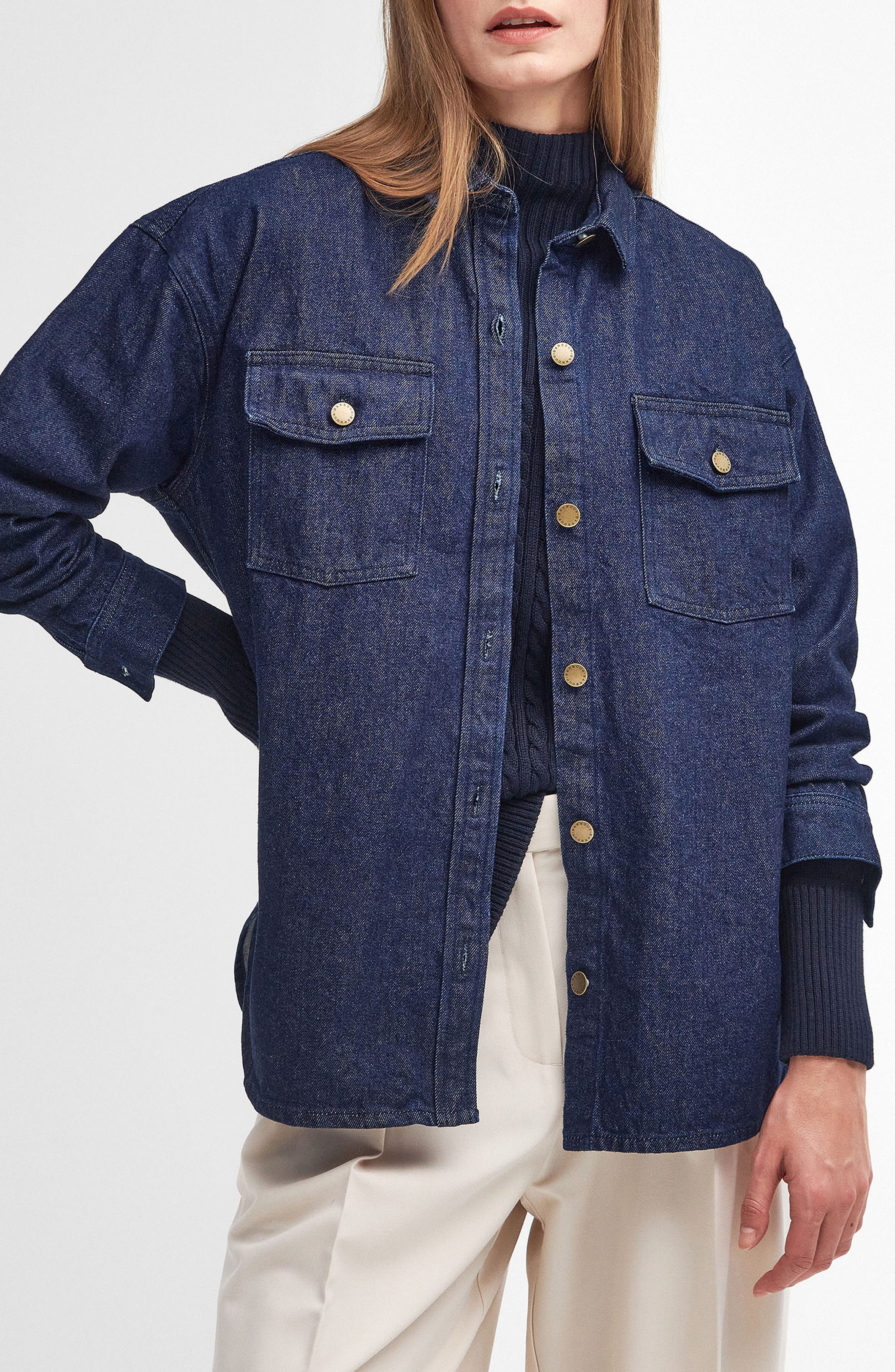 Barbour Cassie Oversize Denim Shirt