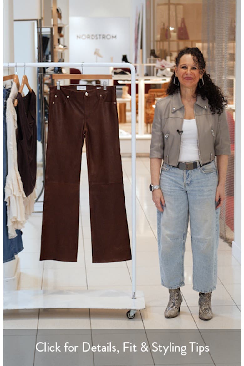 The Leather Rodeo Bootcut Pants video