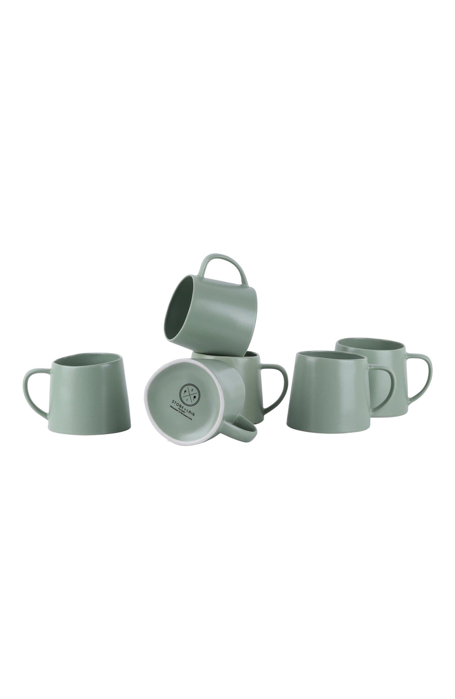 Delilah Porcelain Mug Set - Set of 6 - Thumbnail 3