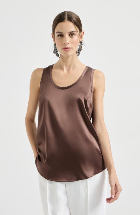Satin top