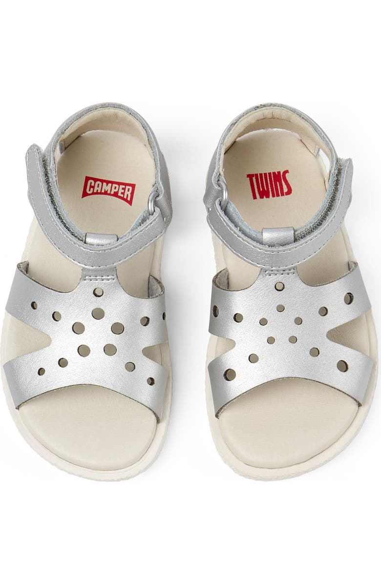 Camper Kids' Miko Twins Sandal, Alternate, color, Medium Gray