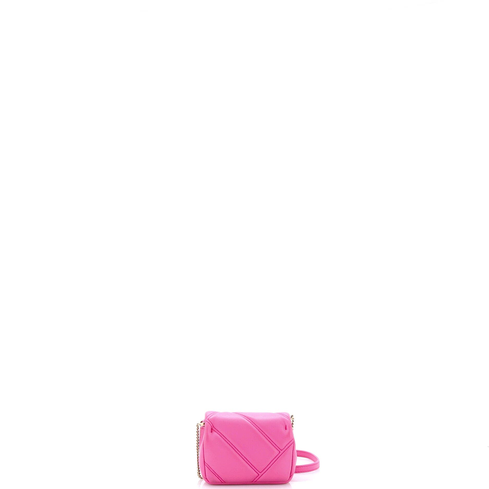 Serpenti Cabochon Shoulder Bag Diagonal Quilted Leather Micro, Alternate, color, Pink