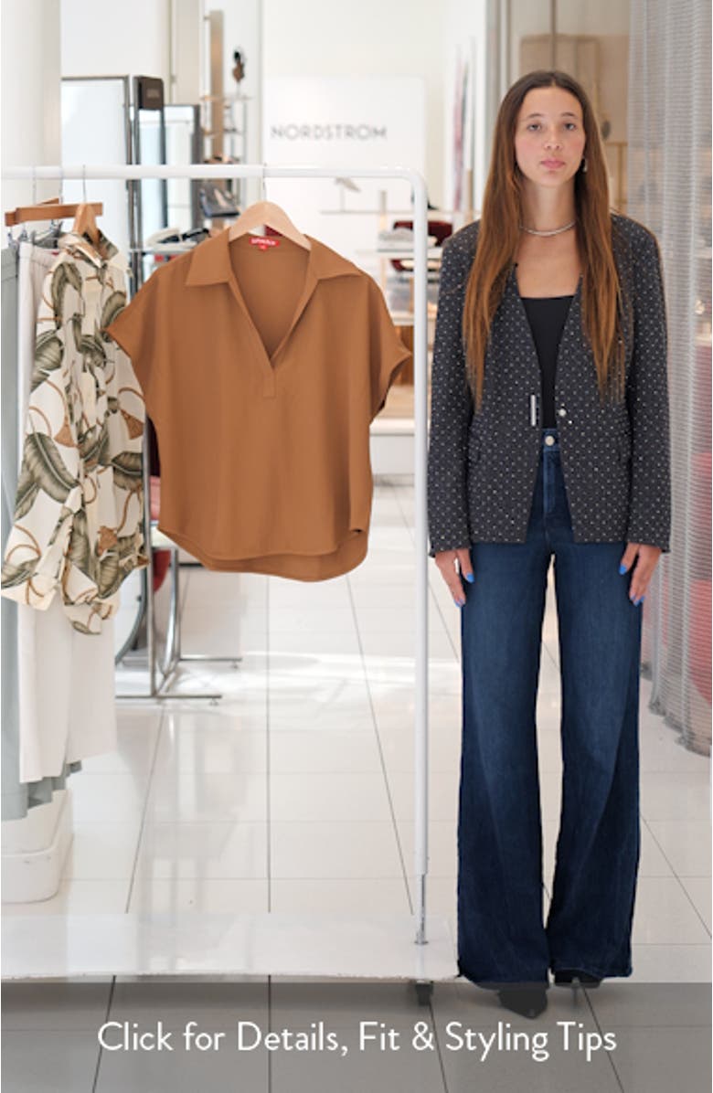 Oversize Short Sleeve Collared Shirt, sales video thumbnail