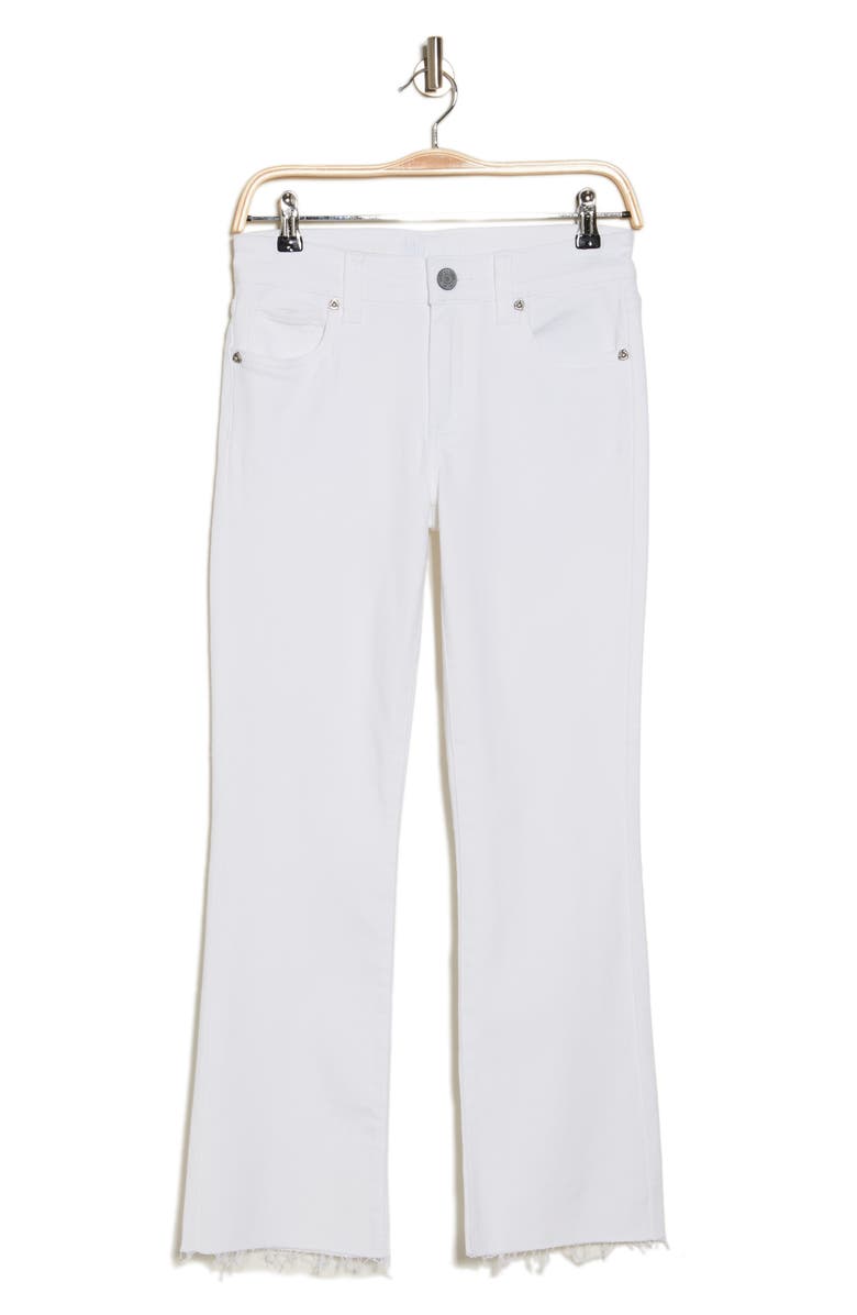 KUT from the Kloth Nikki Kick Flare Jeans, Alternate, color, Optic White