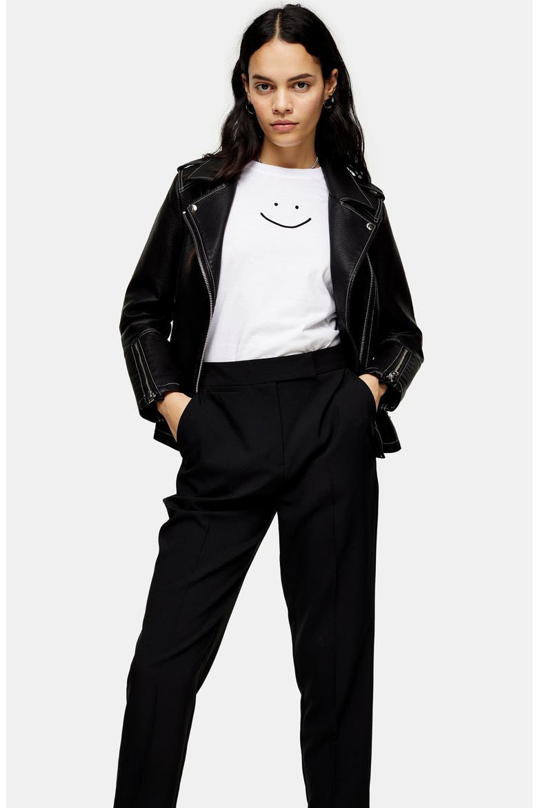 Markie Cigarette Trousers, Alternate, color, BLACK