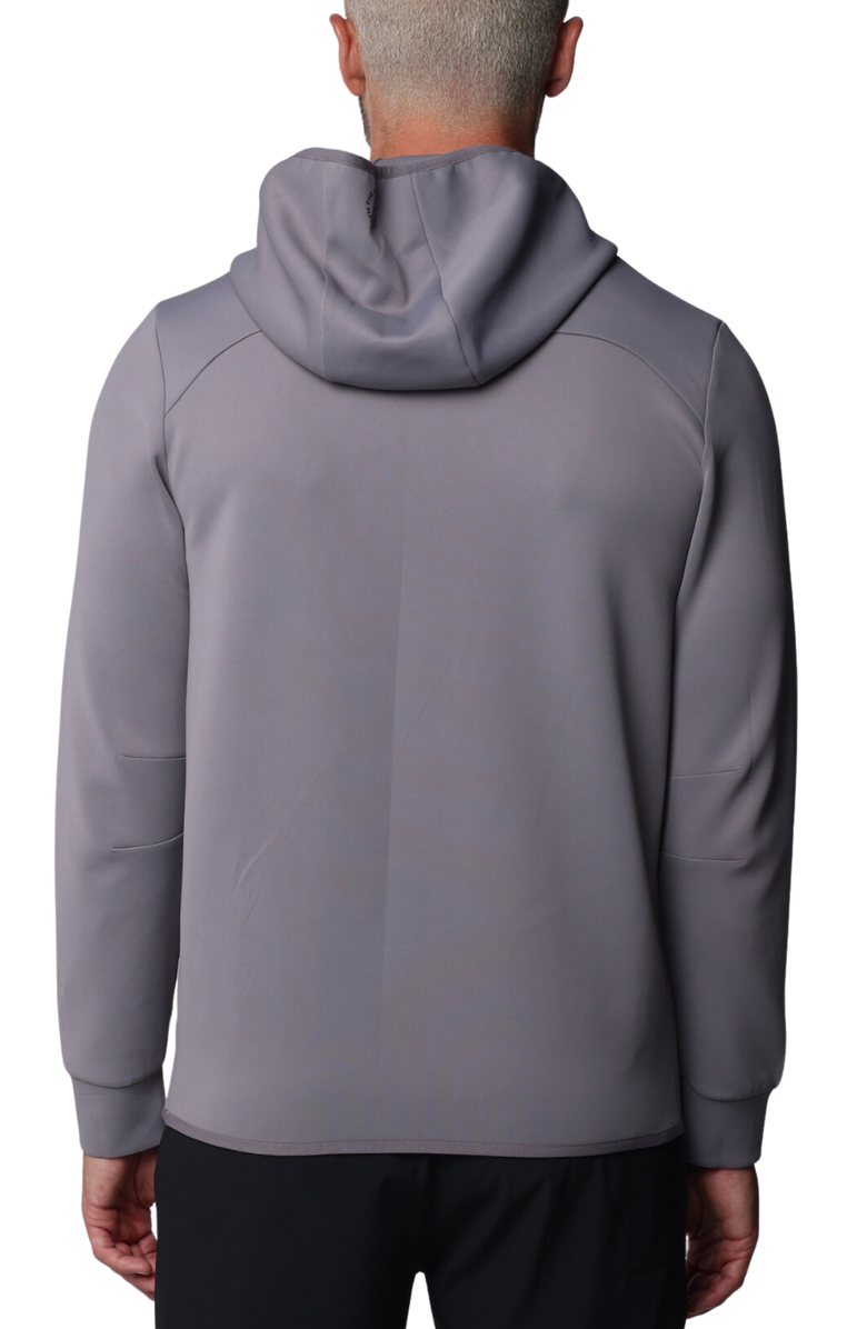 Reflo Tarim Recycled Performance Hoodie, Alternate, color, Warm Grey