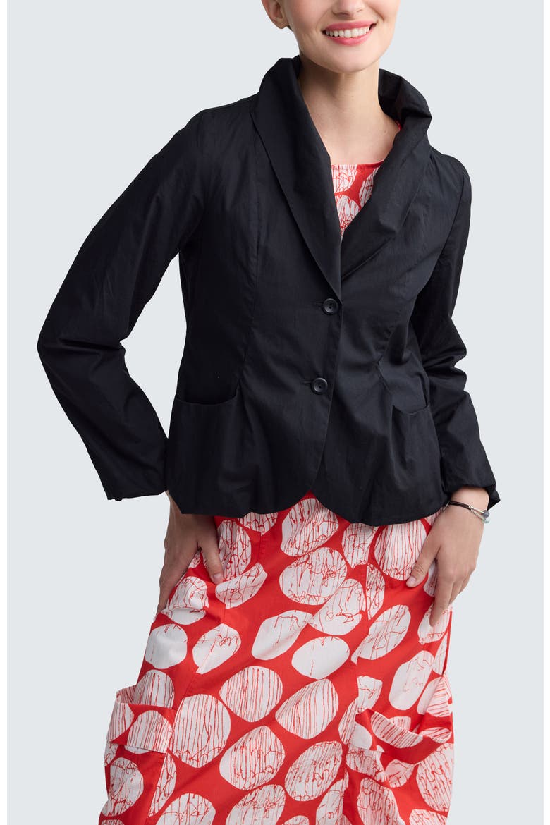 Dorelle Solid Balloon Jacket, Main, color, Black