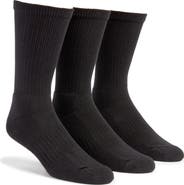 Nordstrom 3-Pack Everyday Cotton Blend Crew Socks