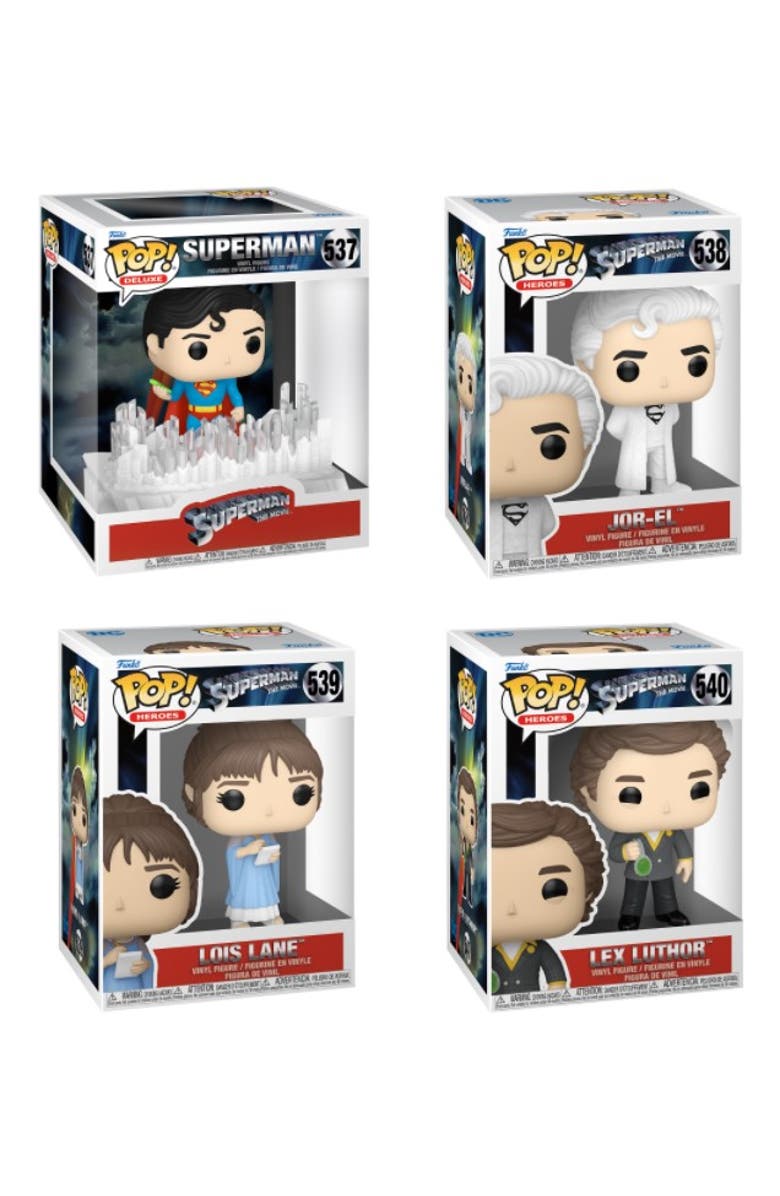 Funko Superman (1978) Funko Pop! Movies Set, Main, color, Multi-Color
