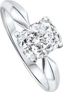 Bliss Diamond Certified 2Ct Cushion Solitaire Diamond Engagement Ring 14k Gold Lab Grown