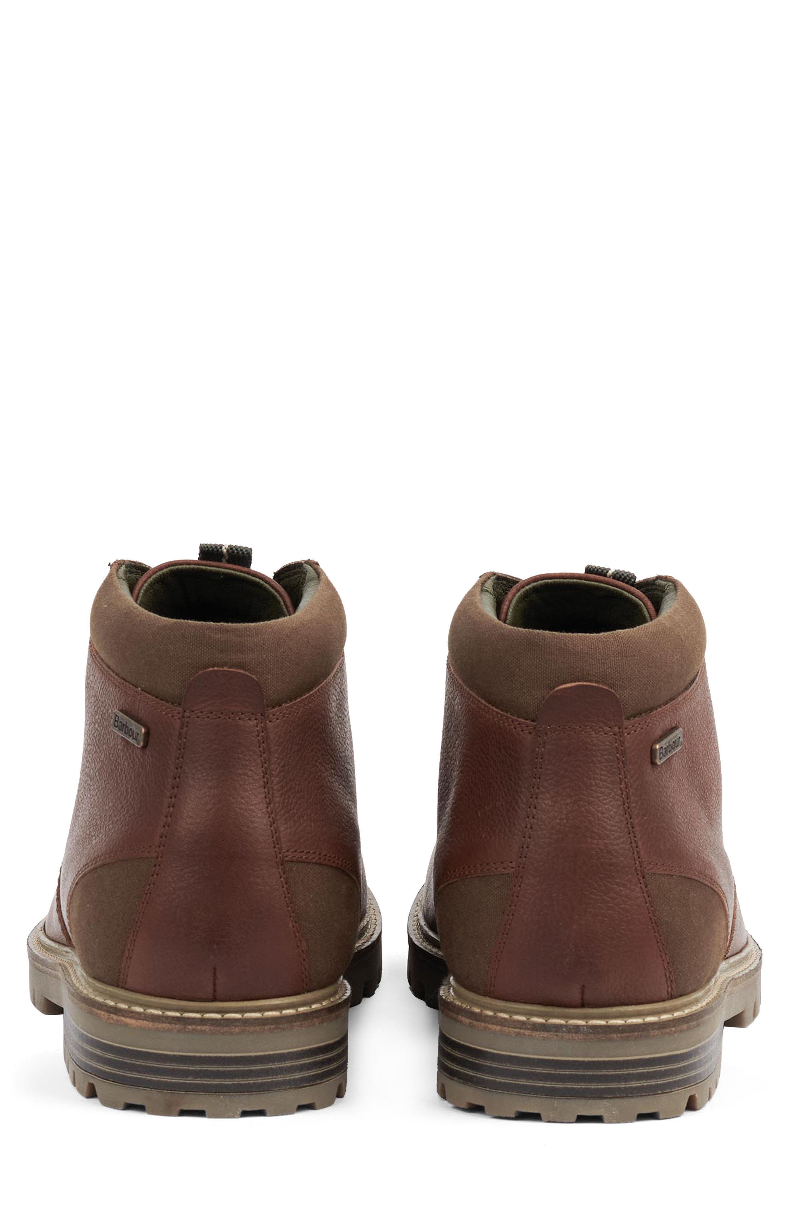 Barbour Fenton Moc Toe Boot, Alternate, color, Teak