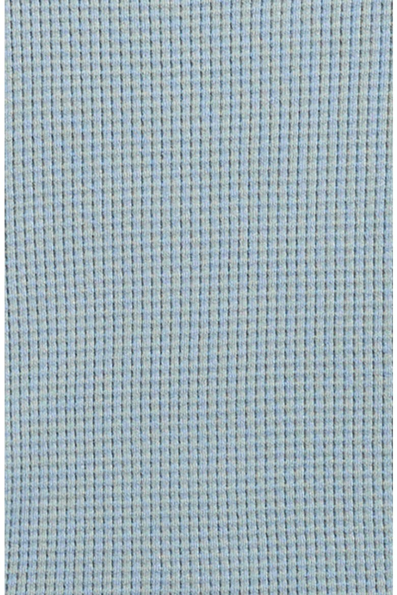 Kids' Waffle Mixed Media Top, Alternate, color, ICE BLUE