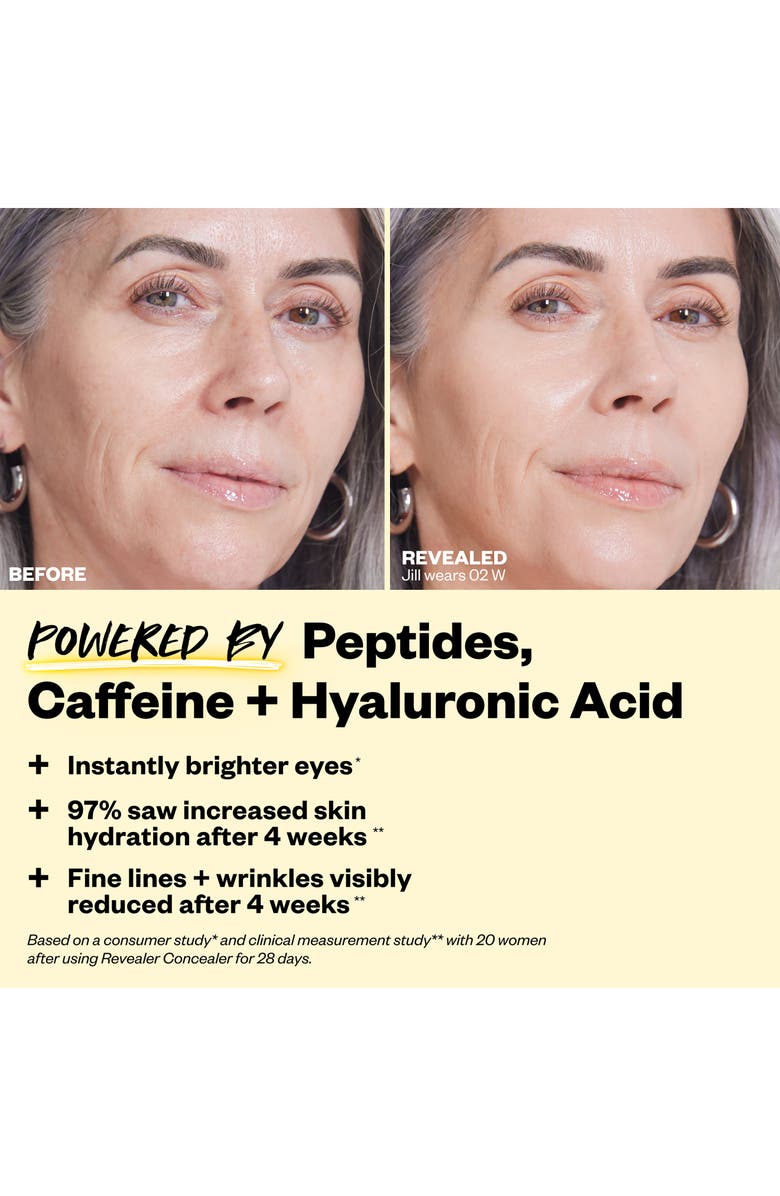 Kosas Revealer Super Creamy + Brightening Concealer with Caffeine and Hyaluronic Acid, Alternate, color, Tone 07 N