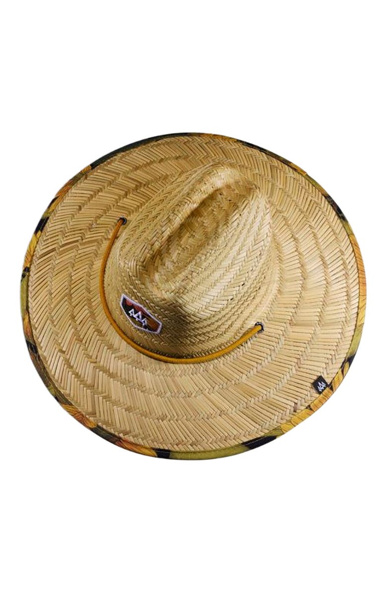 Hemlock Woodstock Straw Lifeguard Hat, Alternate, color, Sunflower