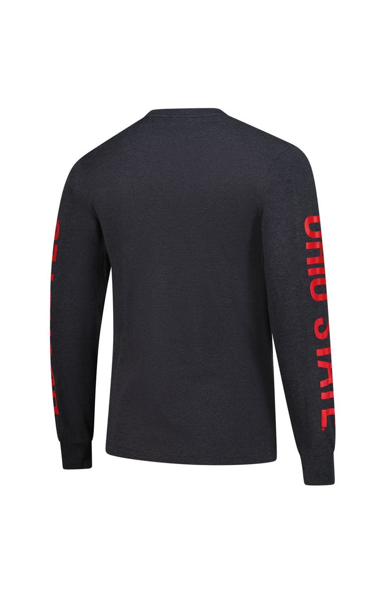 Mitchell & Ness Men's Mitchell & Ness  Charcoal Ohio State Buckeyes Team Pride Long Sleeve T-Shirt, Alternate, color, 