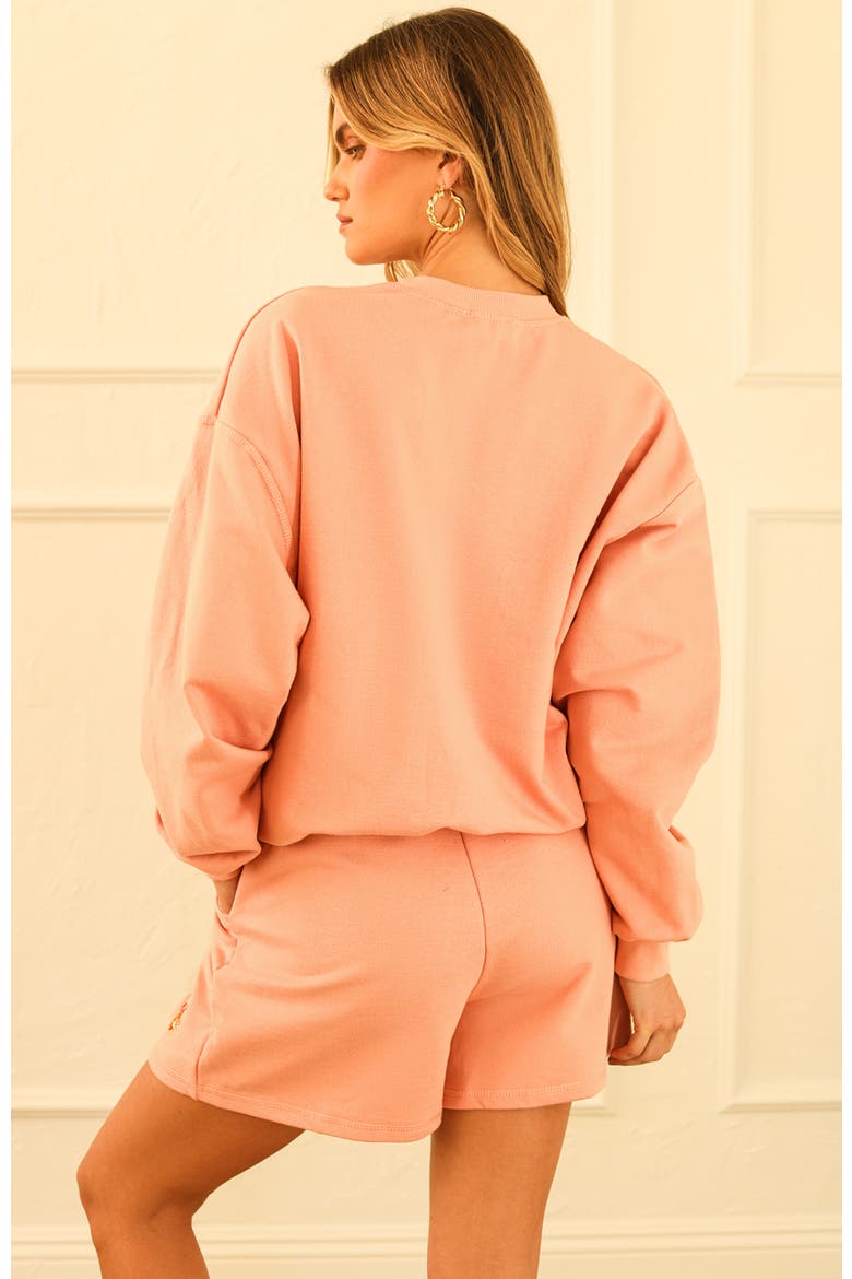 Take A Picture Long Sleeve Crewneck, Alternate, color, Pink Sands