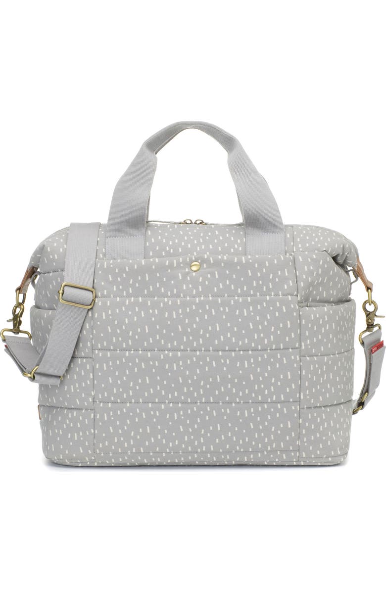 Storksak Organic Cotton Diaper Tote, Main, color,