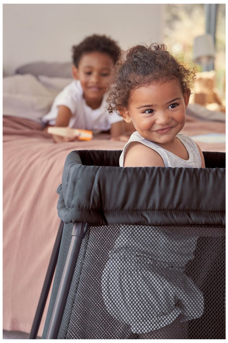 Travel Crib & Sheet Bundle, Alternate, color, BLACK