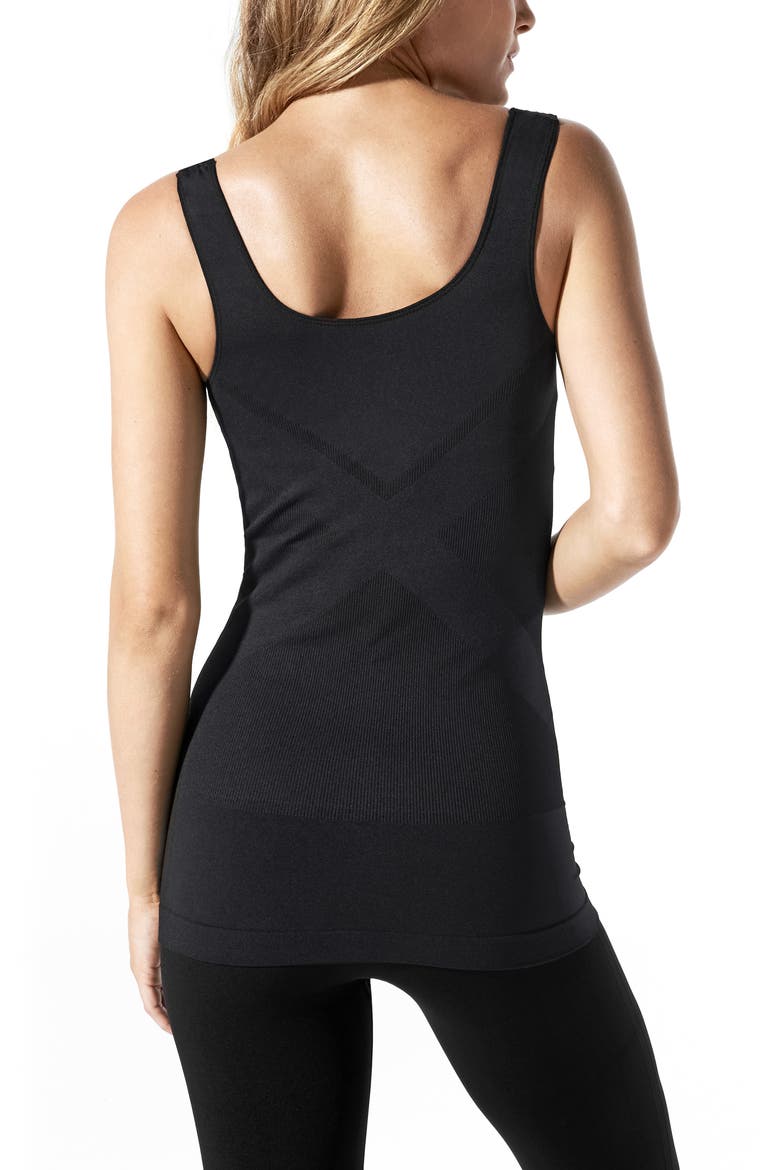 Everyday Lift-Up Access Underbust Postpartum + Nursing Support Tank, Alternate, color, DEEPEST BLACK