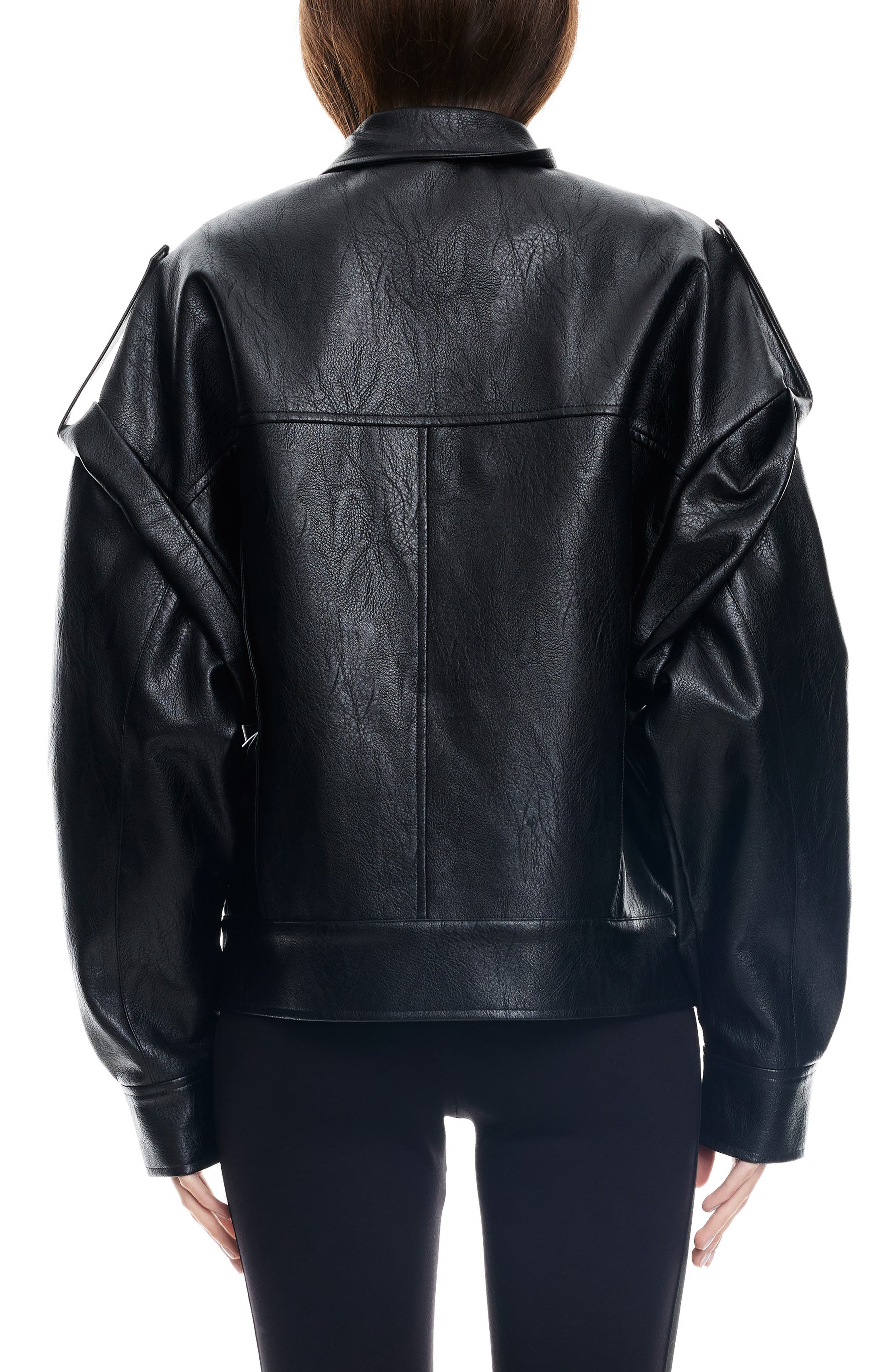 Madame Faux Leather Jacket - image 2