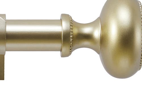 Dkny Barrett 36" To 66" Adjustable Curtain Rod In Gold