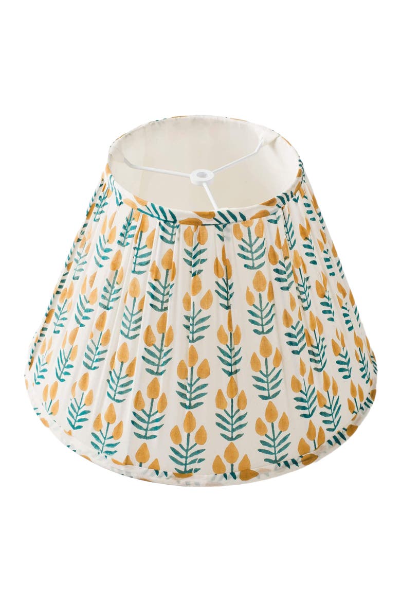 Meadow Pleated Lamp Shade, Alternate, color, White