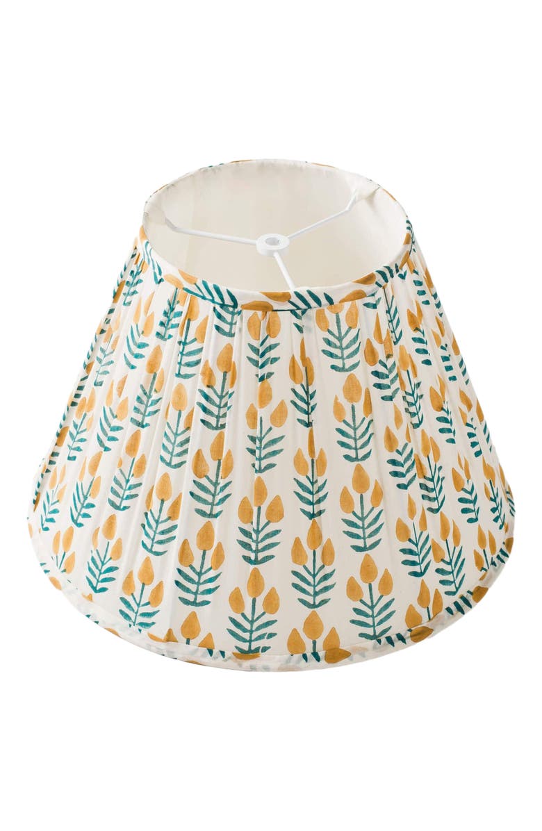 Mela Artisans Meadow Pleated Lamp Shade, Alternate, color, White