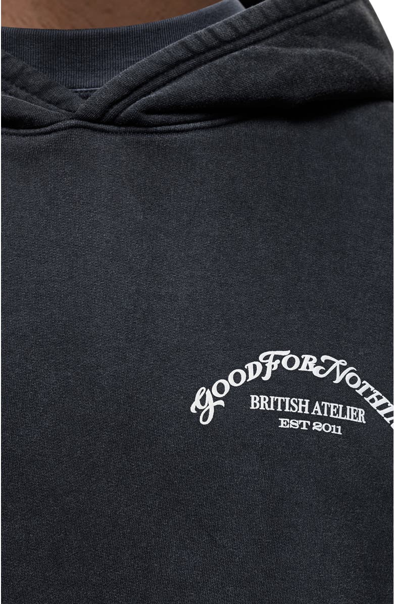 Good For Nothing Liberty Washed Zip Hoodie, Alternate, color, Black