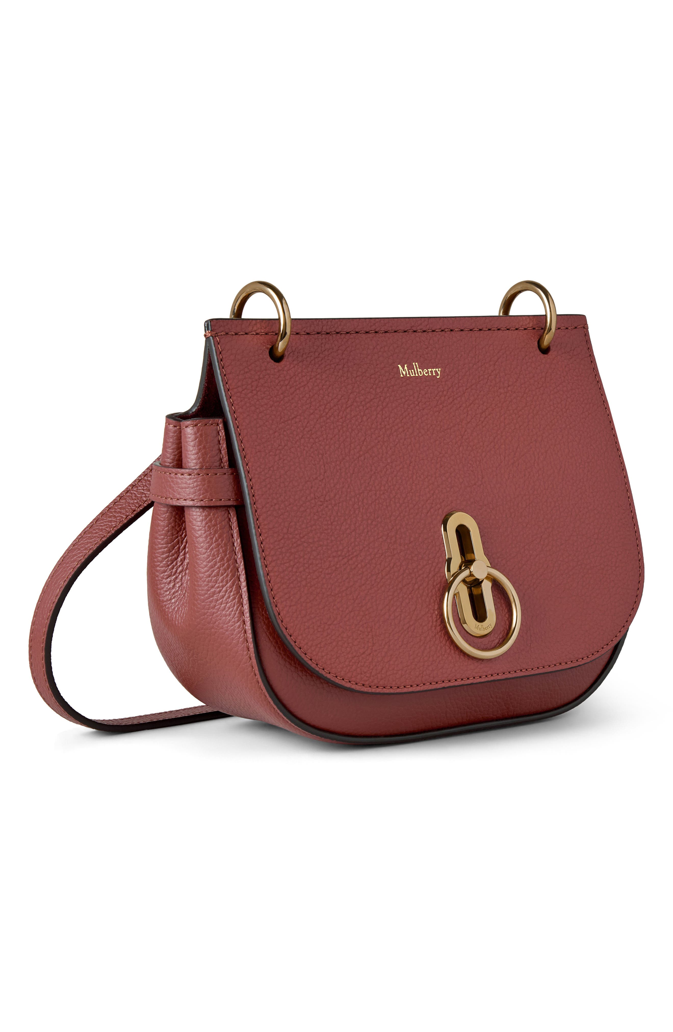 Женские сумки Mulberry Small Amberley Leather Satchel — фото 4