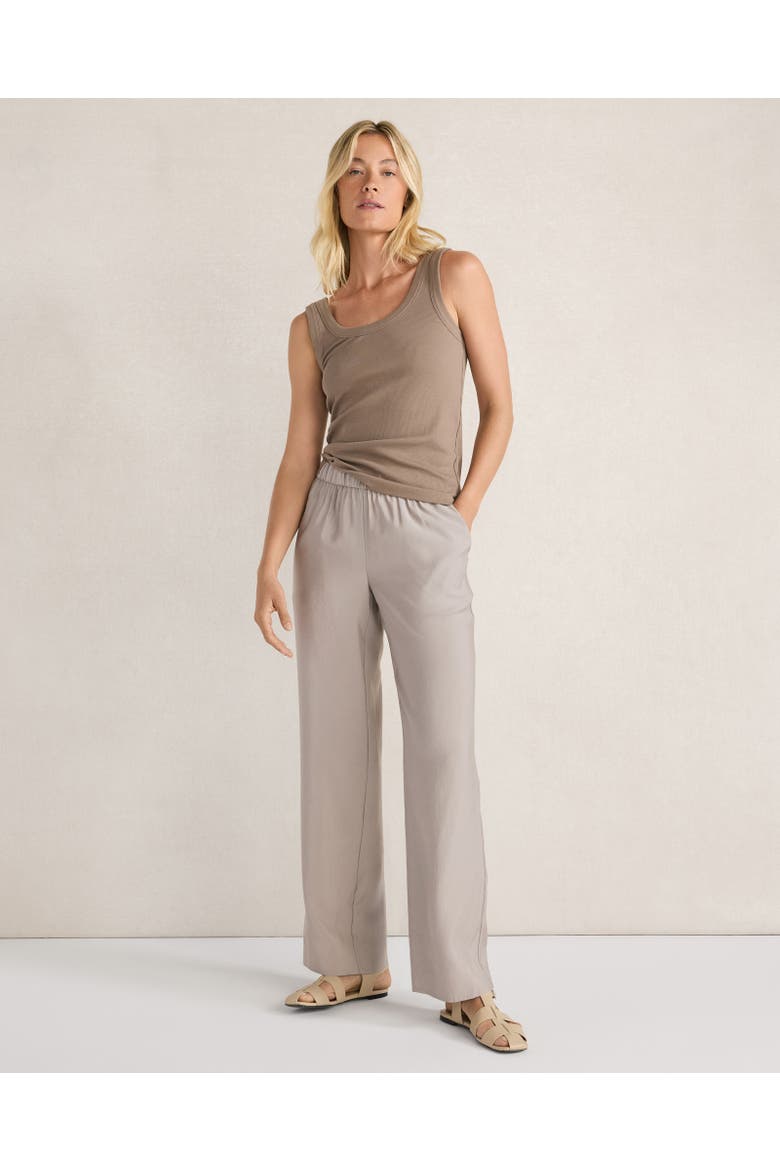 Luxe Modal Relaxed Pants, Main, color, Mushroom