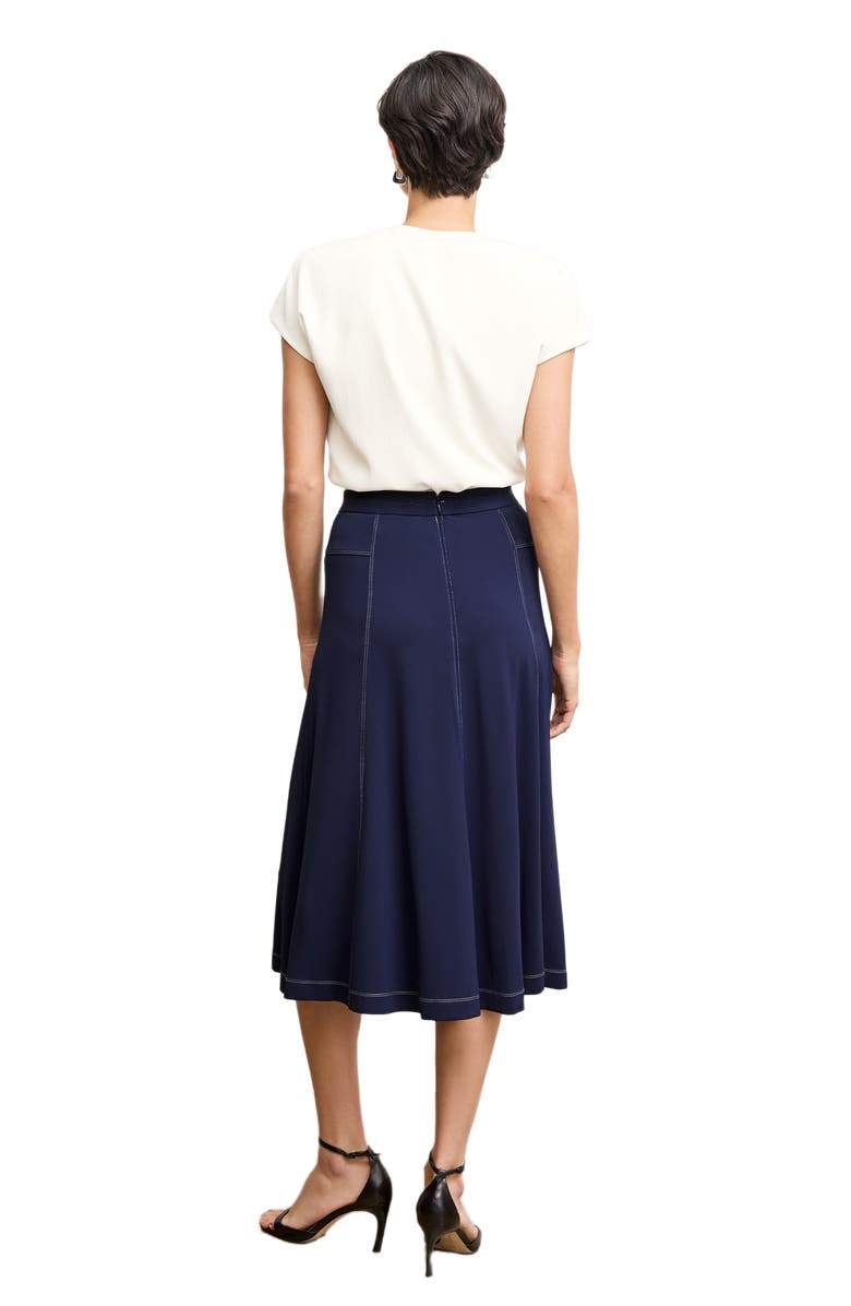 M.M.LaFleur Shannon Twirl Skirt - Italian Jersey, Alternate, color,