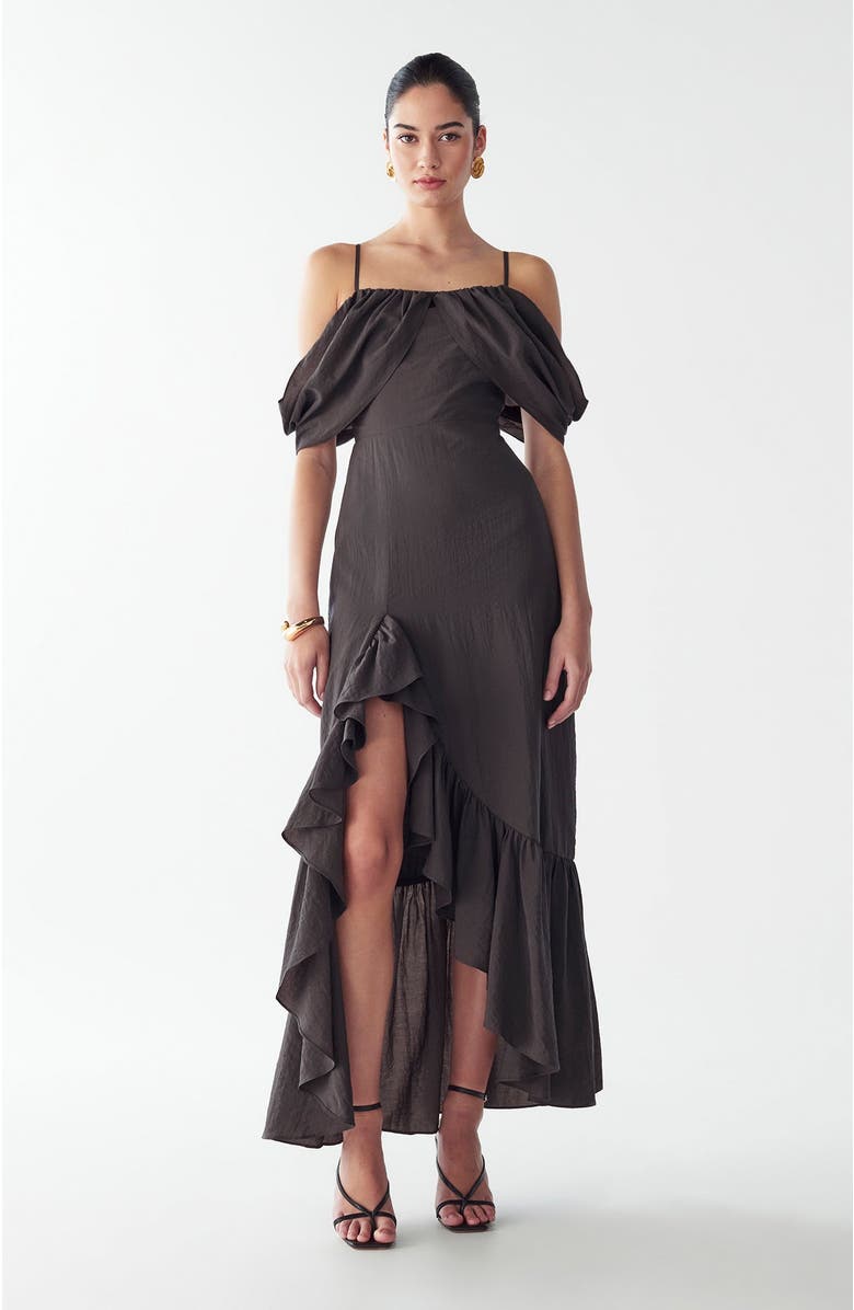 ST MRLO Shelly Maxi Dress, Alternate, color, Charcoal Grey