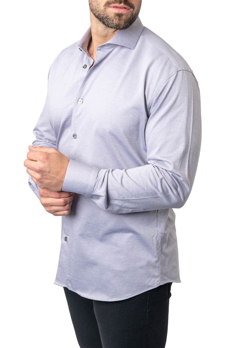 Maceoo Einstein Stone Egyptian Cotton Button-Up Shirt, Alternate, color, 