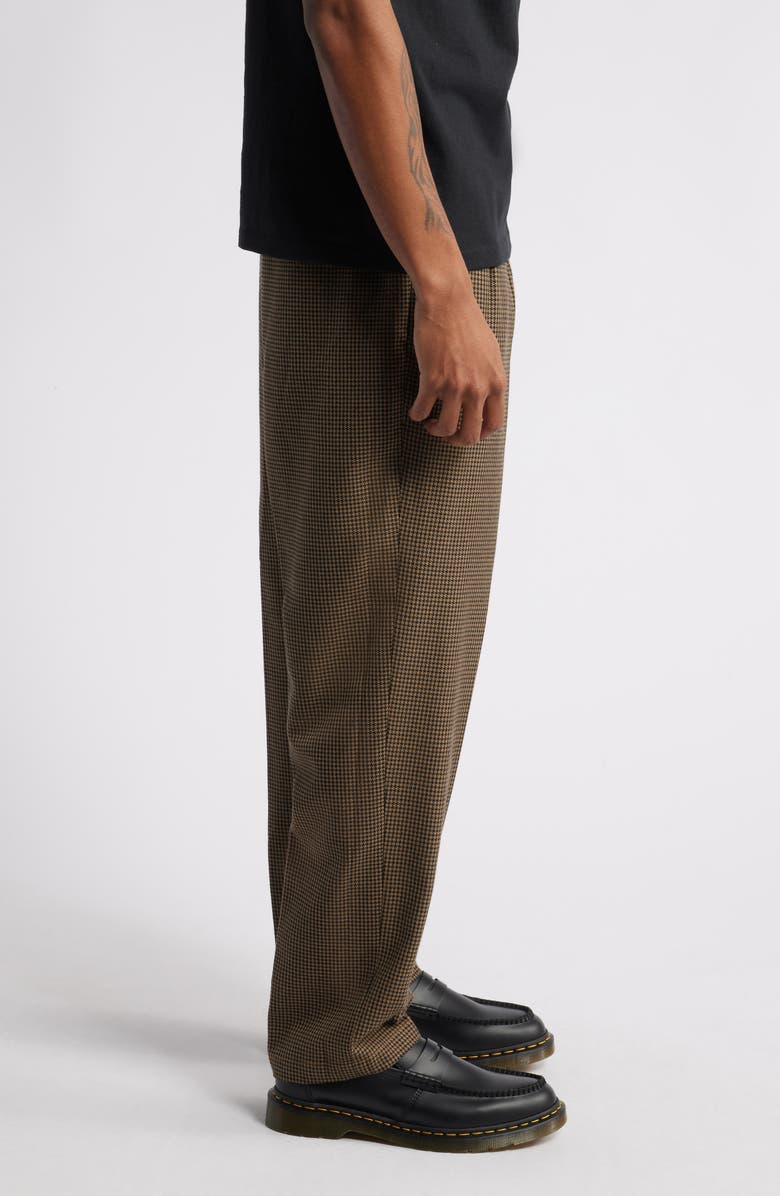 Obey Fubar Pleated Houndstooth Pants, Alternate, color, 