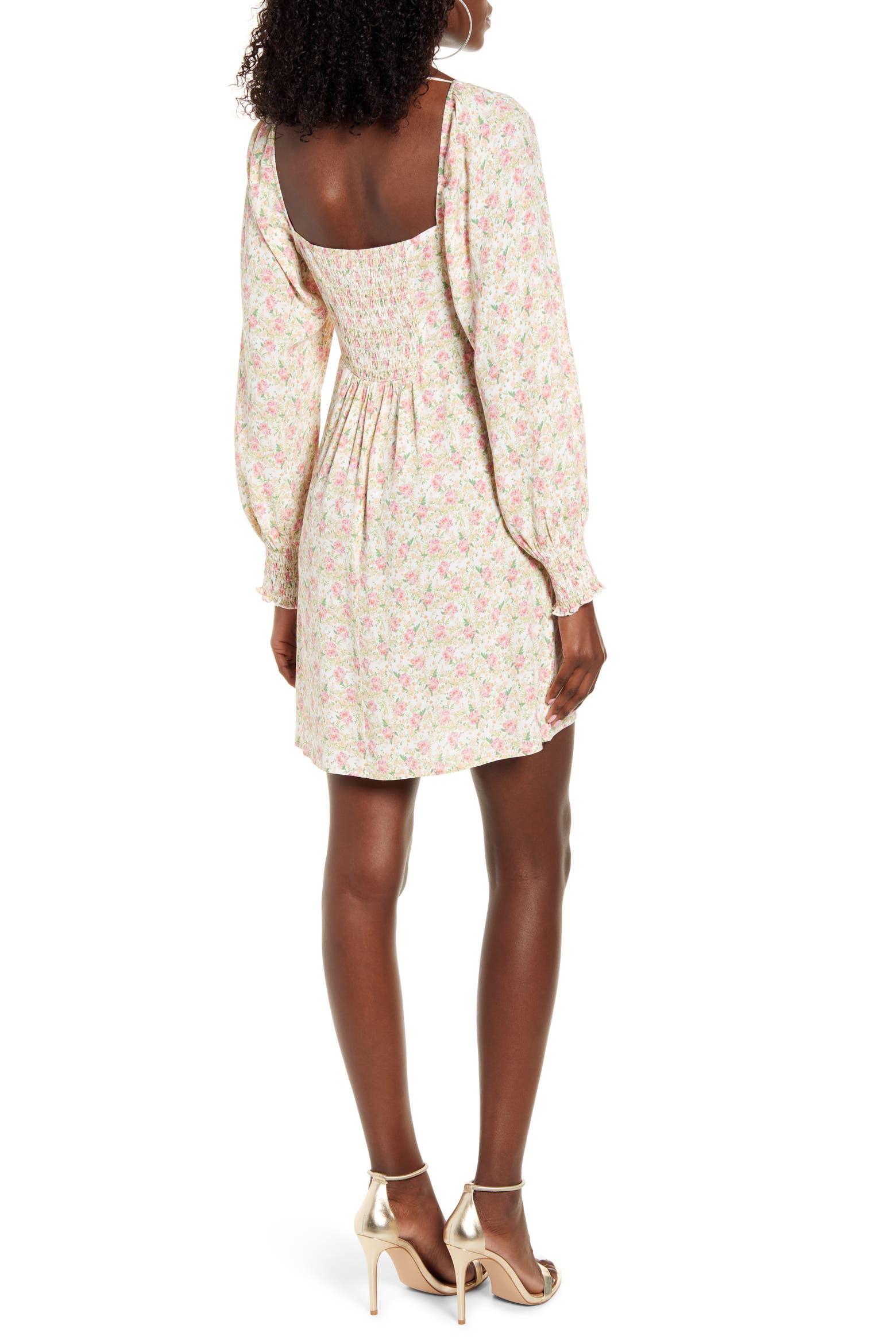 Is Rowing Good For Your Core Row A Floral Print Long Sleeve Minidress (Women) | Nordstrom
