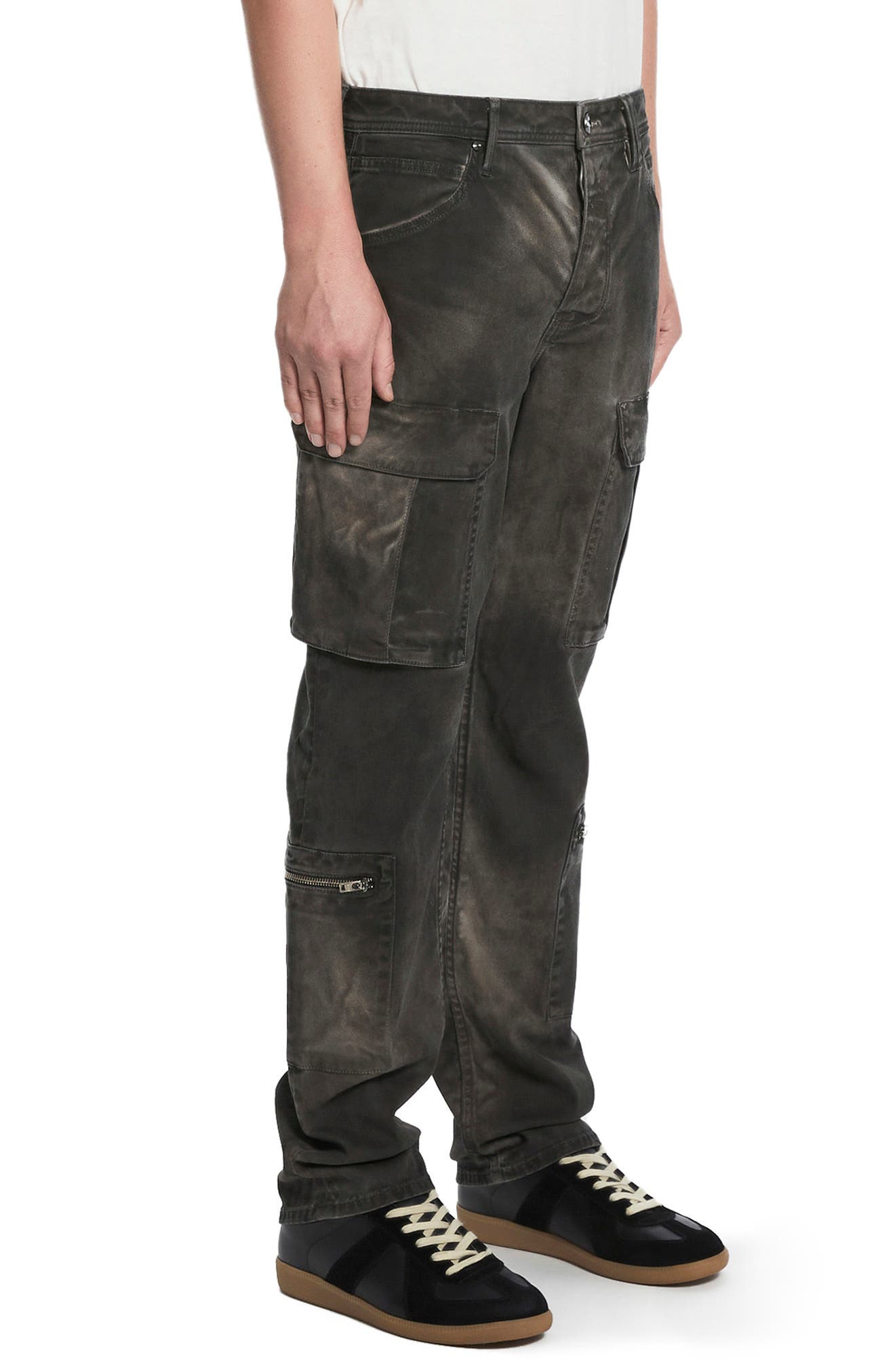 Tapered Stretch Twill Cargo Pants - image 2