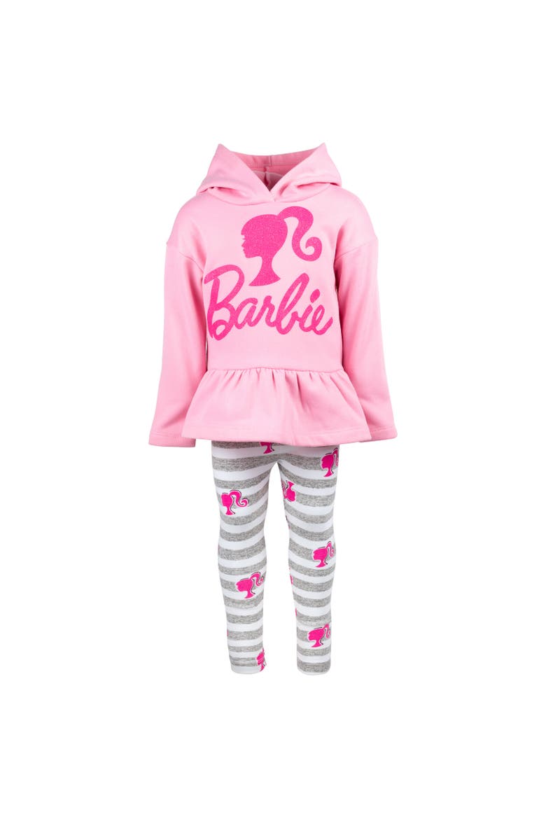 Hoodie & Leggings Set, Alternate, color, Pink