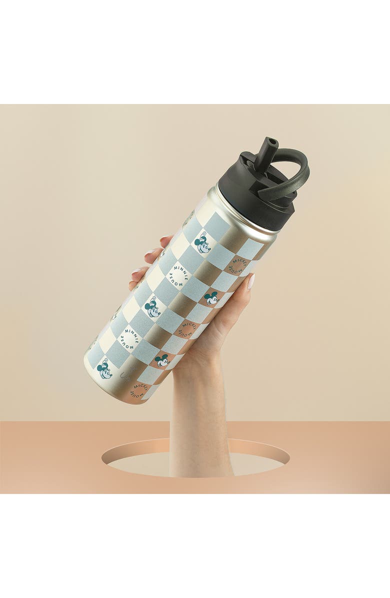 JoyJolt Mickey Mouse 22-Ounce Stainless Steel Water Bottle, Alternate, color, Gold