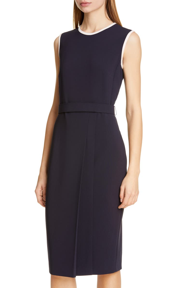 Max Mara Farad Crepe Sheath Dress, Alternate, color, 