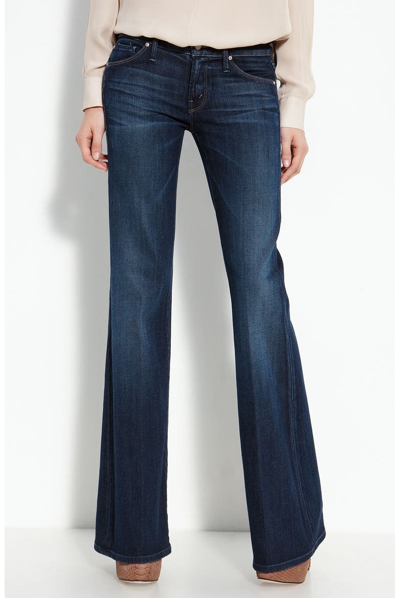 'The Wilder' Flare Leg Stretch Jeans, Alternate, color, LOVE POTION 9