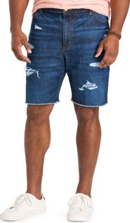 True Nation by DXL Big & Tall Athletic-Fit Everyday Denim Shorts