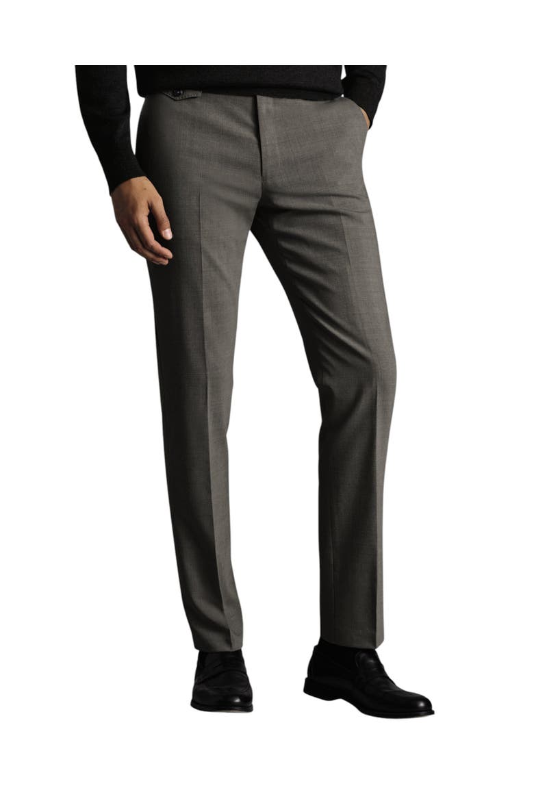 Wool Stretch Slim Fit Pants, Main, color, Grey