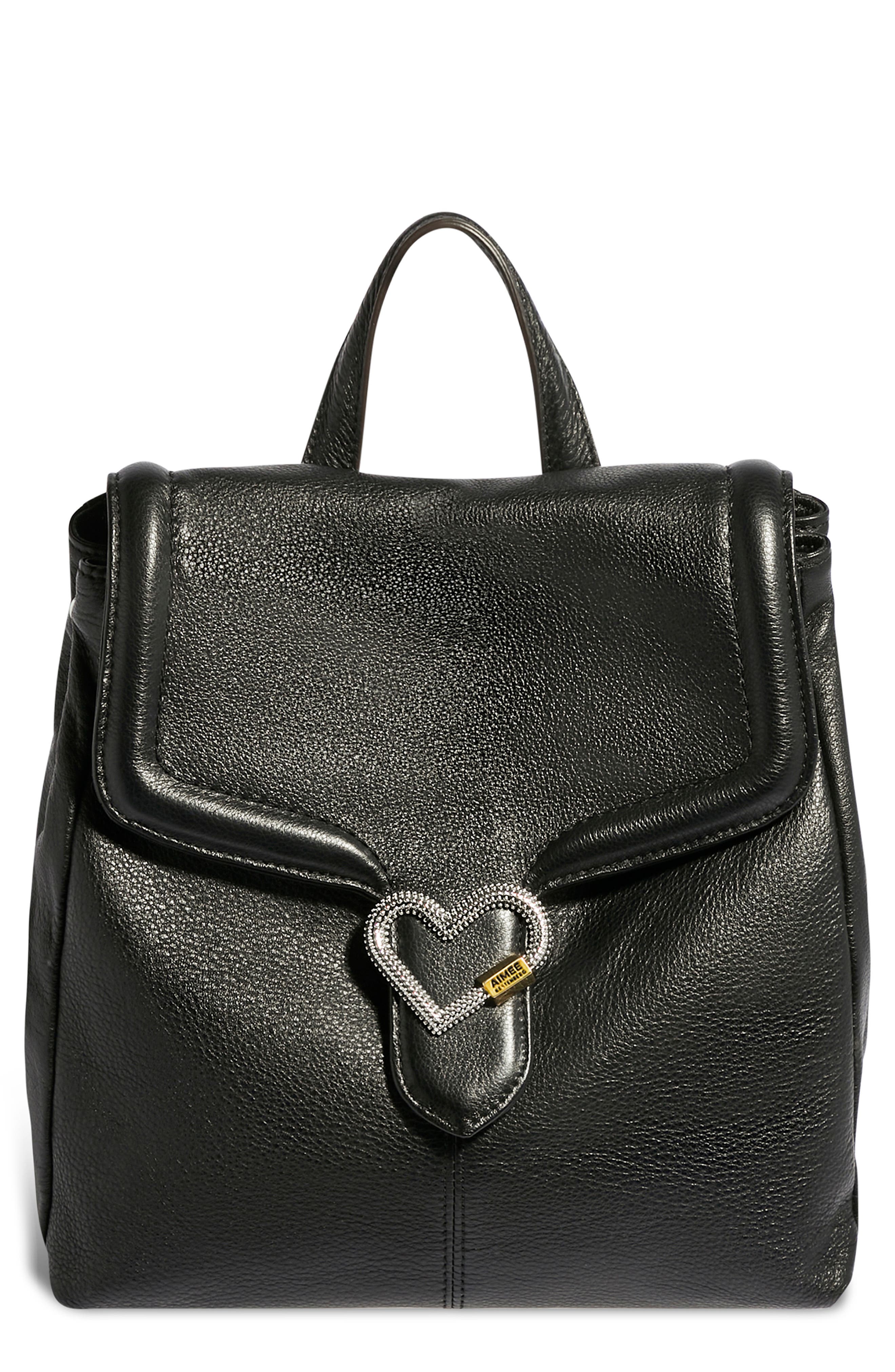 Aimee Kestenberg Lovers Lane Leather Convertible Backpack, Main, color, 