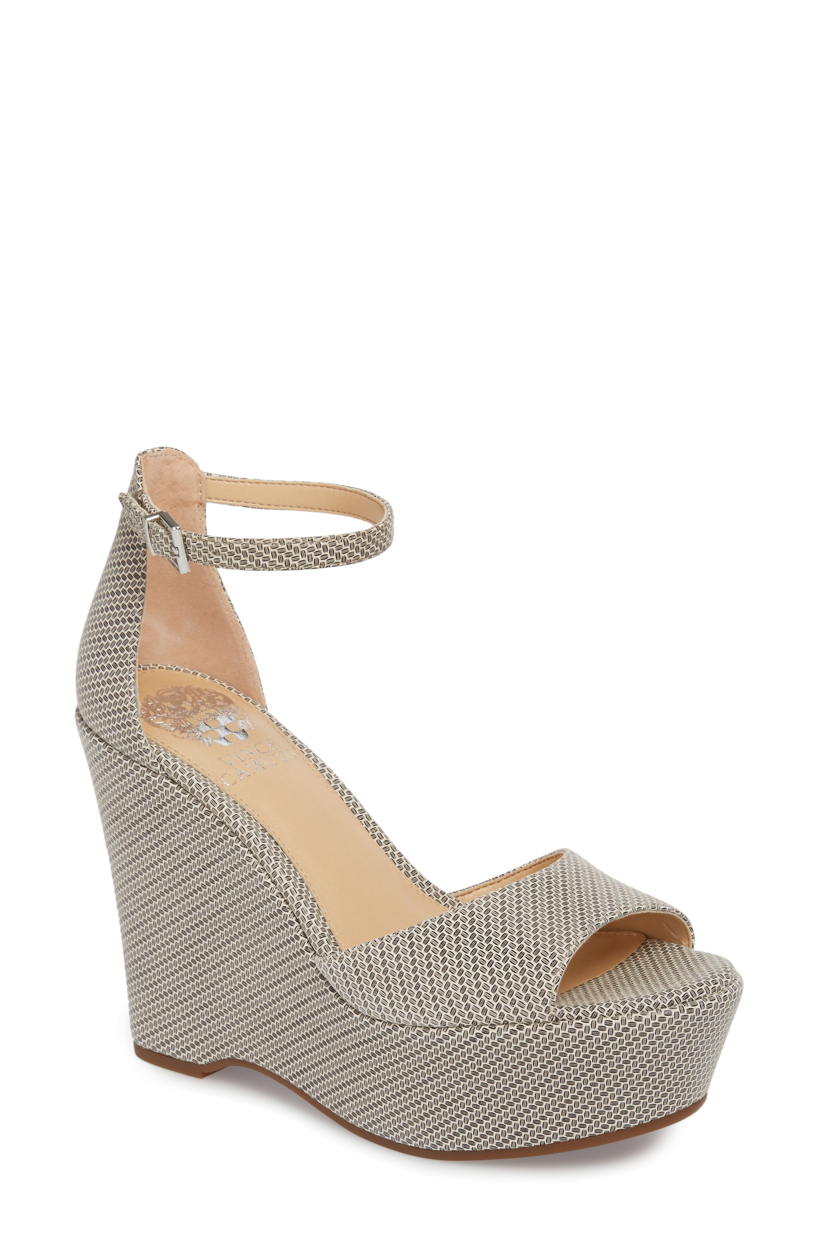Vince Camuto Tatchen Ankle Strap Platform Sandal, Main, color, 