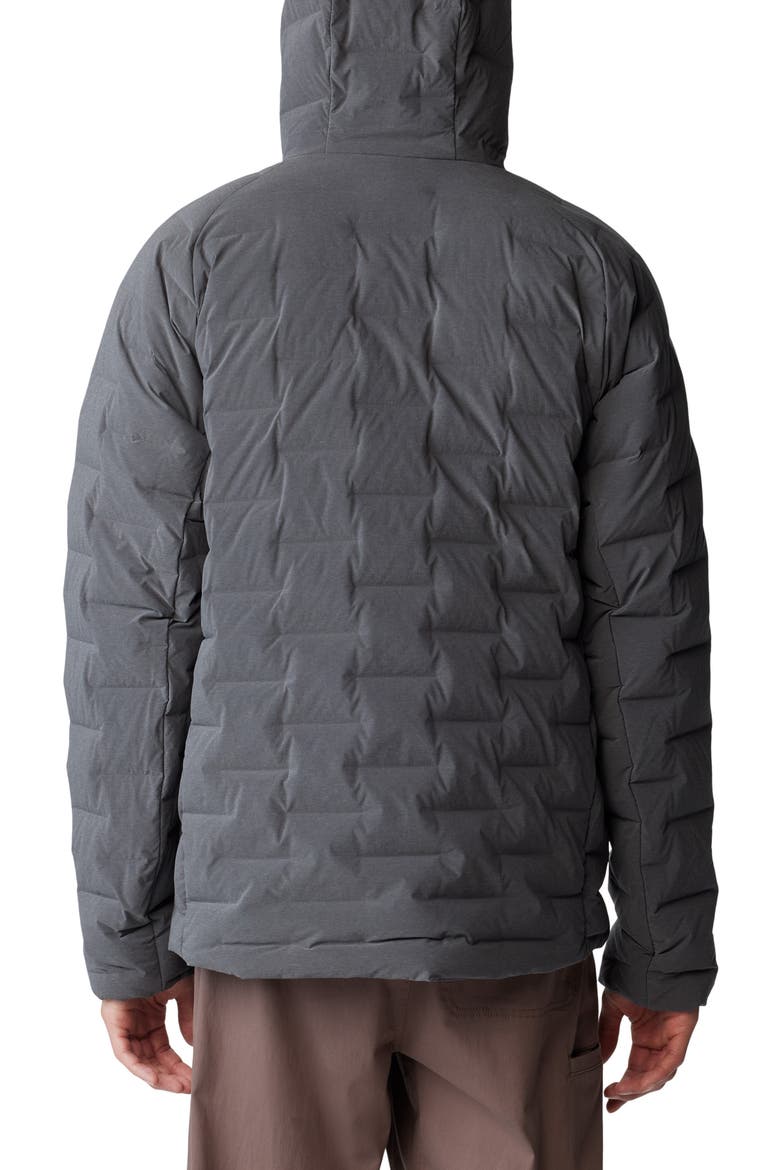 Stretchdown™ 700 Fill Power Down Hooded Jacket, Alternate, color, VOLCANIC HEATHER