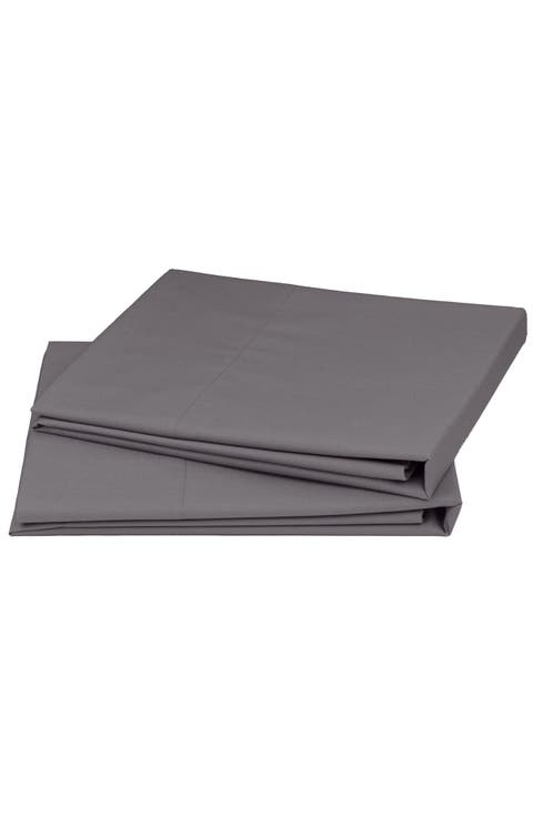 Set of 2 Pillowcases - Signature Comfort 100% Egyptian Cotton Percale