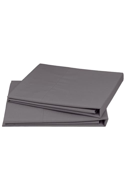 California Design Den Set Of 2 Pillowcases In Gray