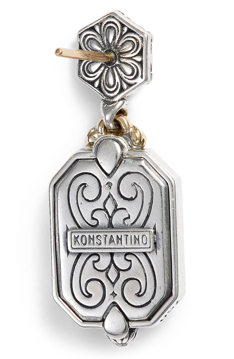 Konstantino Hestia Shield Drop Earrings, Alternate, color, 
