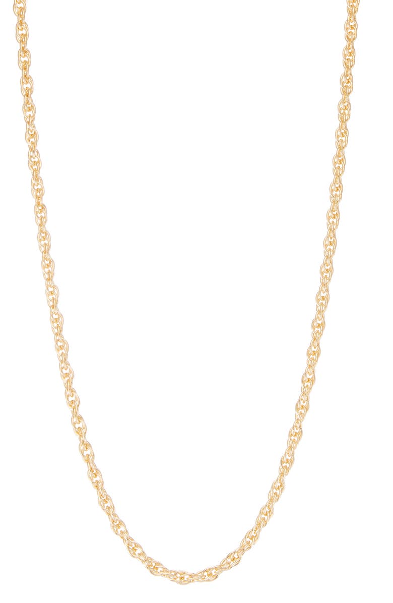 FUZION CREATIONS Men's Rope Chain Necklace, Main, color, Yellow