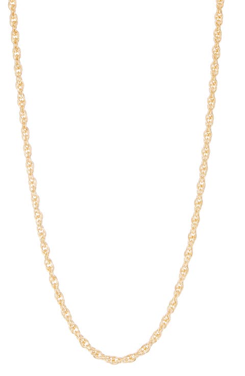 Men's Rope Chain Necklace